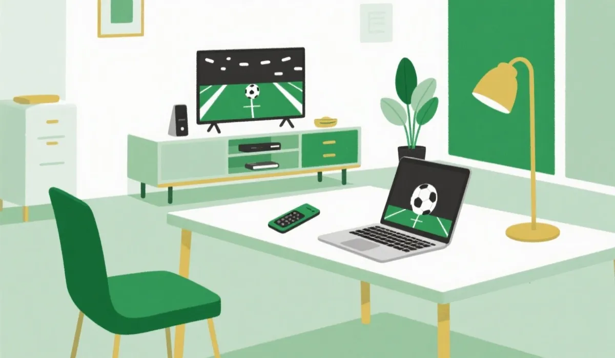 多设备观赛场景插图